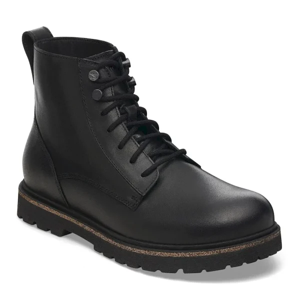 Highwood Lace Mid Men Leather Black
