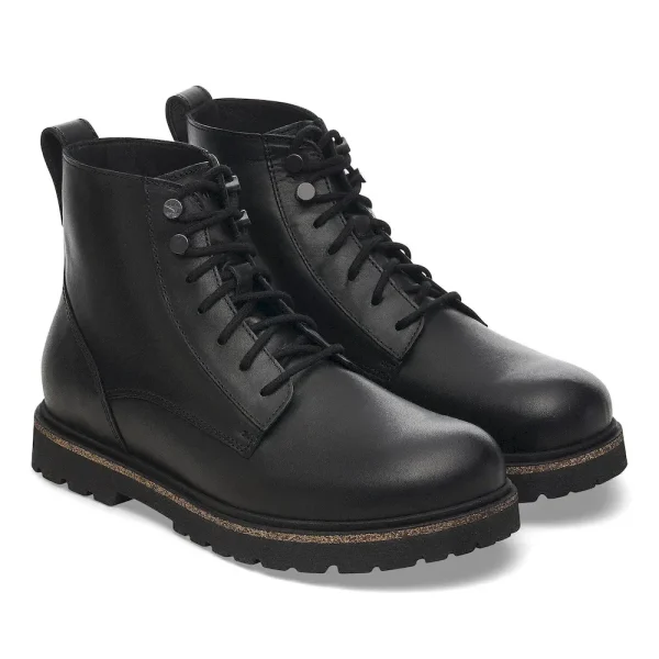 Highwood Lace Mid Men Leather Black - Image 4