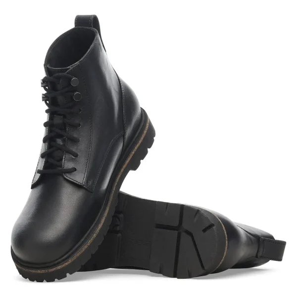 Highwood Lace Mid Men Leather Black - Image 2