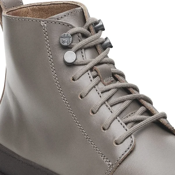 Prescott Lace Men Oiled Leather Concrete Gray - Image 6