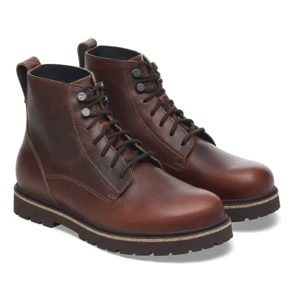 Highwood Lace Mid Men Leather Chocolate - Image 4