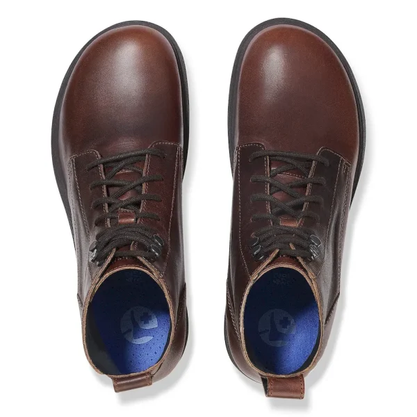 Highwood Lace Mid Men Leather Chocolate - Image 3