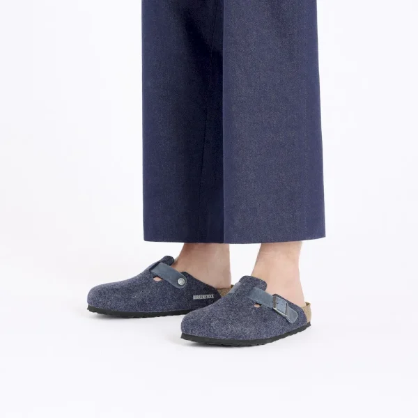 Boston Natural Leather-Felt Midnight Blue - Image 7