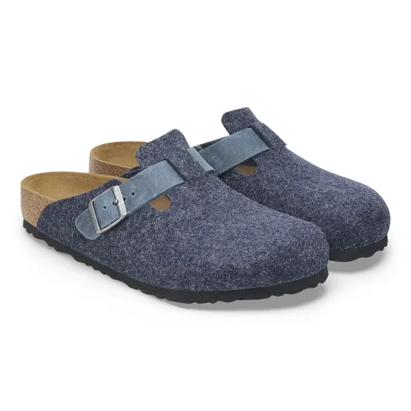 Boston Natural Leather-Felt Midnight Blue - Image 4