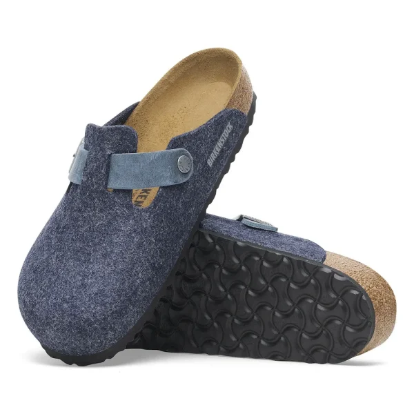 Boston Natural Leather-Felt Midnight Blue - Image 2