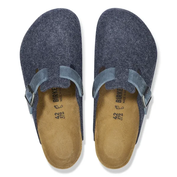 Boston Natural Leather-Felt Midnight Blue - Image 3