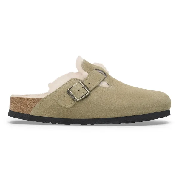 Boston Shearling Suede Leather Taupe - Image 7