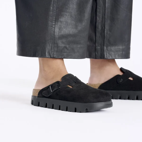 Boston Chunky Suede Leather Black/Black - Image 3