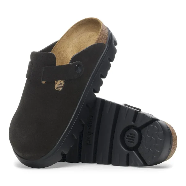 Boston Chunky Suede Leather Black/Black - Image 4