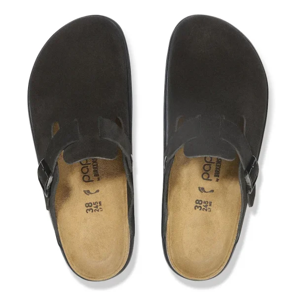 Boston Chunky Suede Leather Black/Black - Image 5
