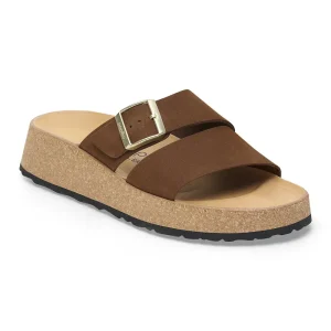 Almina Nubuck Leather Dark Tea