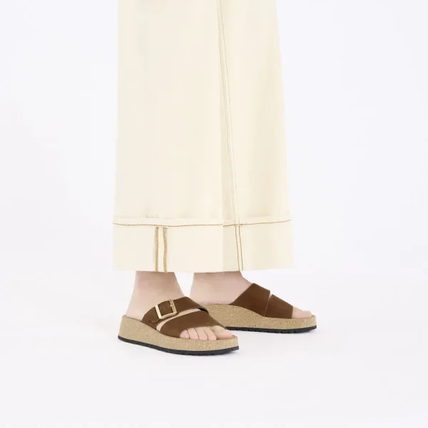 Almina Nubuck Leather Dark Tea - Image 2