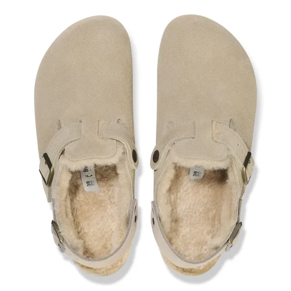 Tokio Shearling Suede Leather-Shearling Taupe - Image 5