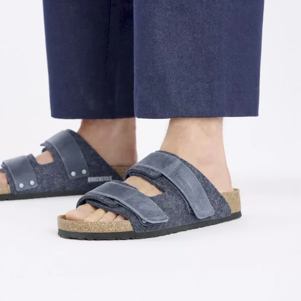 Uji Natural Leather-Felt Midnight Blue - Image 7