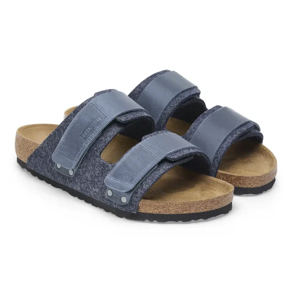 Uji Natural Leather-Felt Midnight Blue - Image 4