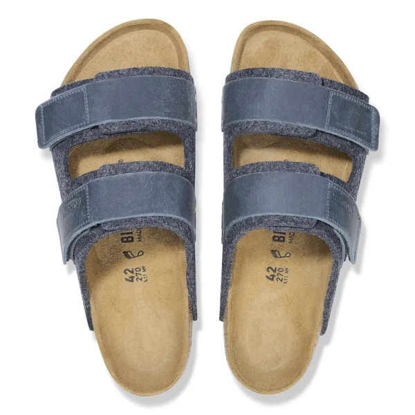 Uji Natural Leather-Felt Midnight Blue - Image 3
