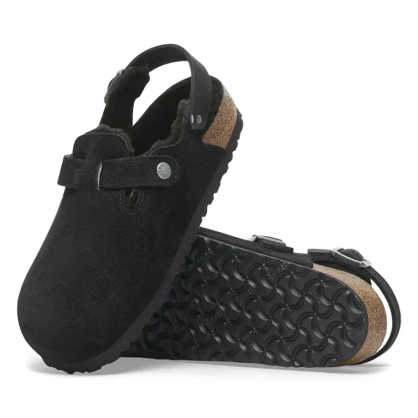 Tokio Shearling Suede Leather-Shearling Black - Image 2