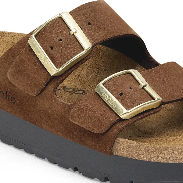 Arizona Flex Platform Nubuck Leather Dark Tea - Image 8