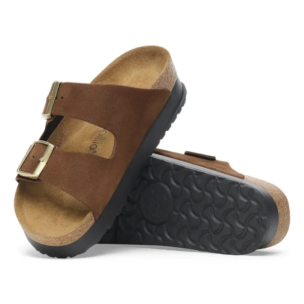 Arizona Flex Platform Nubuck Leather Dark Tea - Image 4