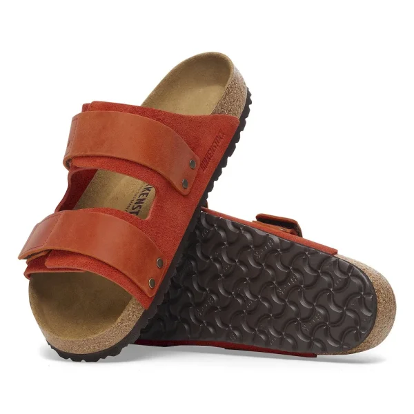 Uji Nubuck-Suede Leather Rust Brown - Image 2