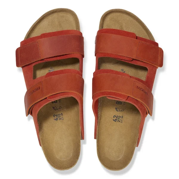 Uji Nubuck-Suede Leather Rust Brown - Image 3