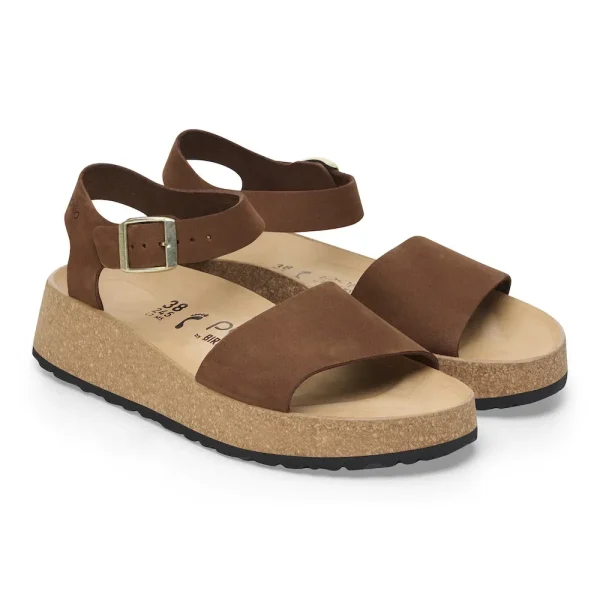 Glenda Nubuck Leather Dark Tea - Image 6