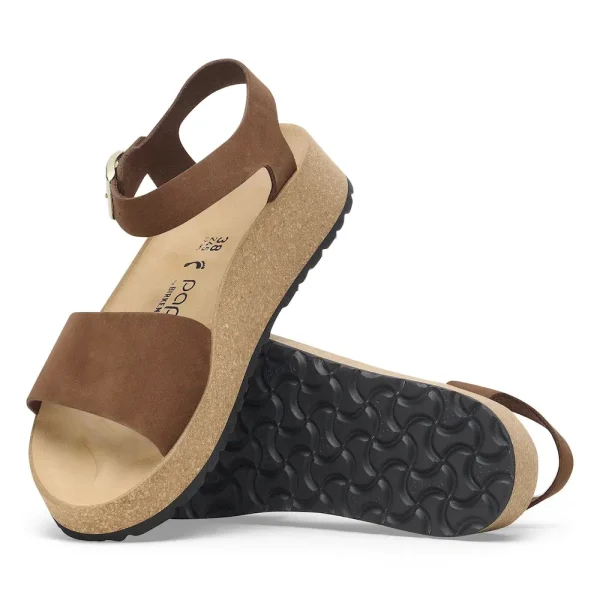 Glenda Nubuck Leather Dark Tea - Image 4