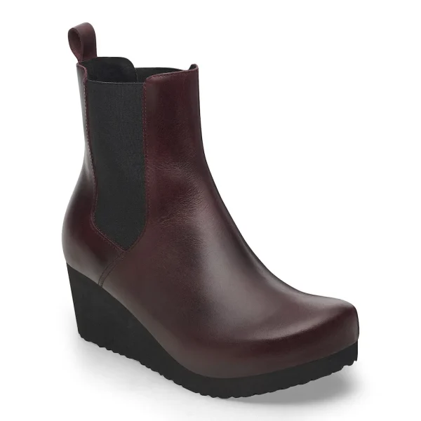 Ebba Slip On Leather Zinfandel