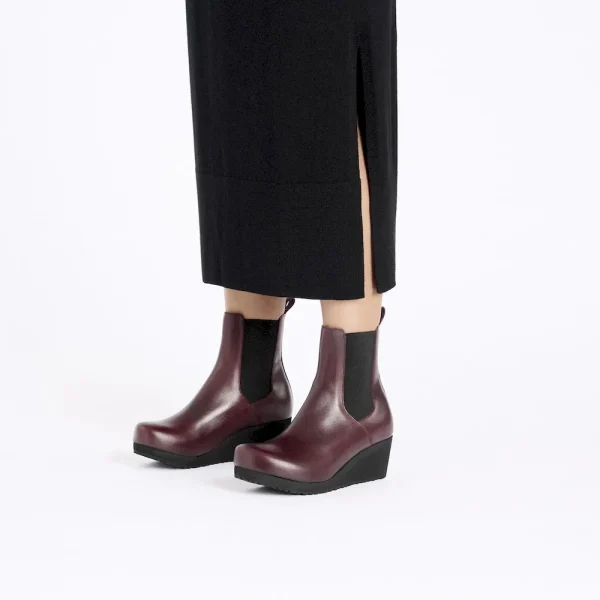 Ebba Slip On Leather Zinfandel - Image 2