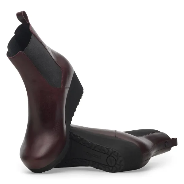Ebba Slip On Leather Zinfandel - Image 4