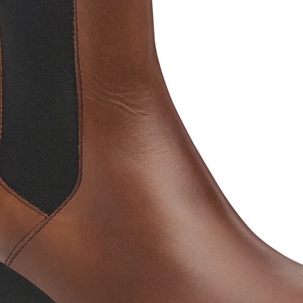 Ebba Slip On Leather Black/Cognac - Image 8