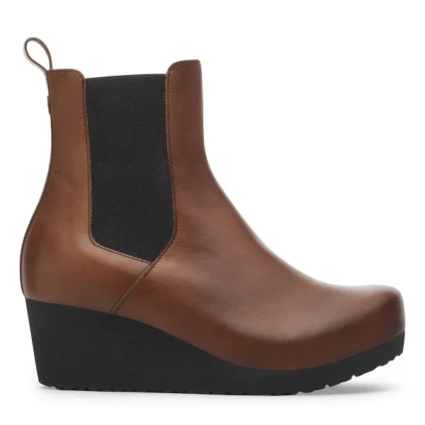 Ebba Slip On Leather Black/Cognac - Image 7