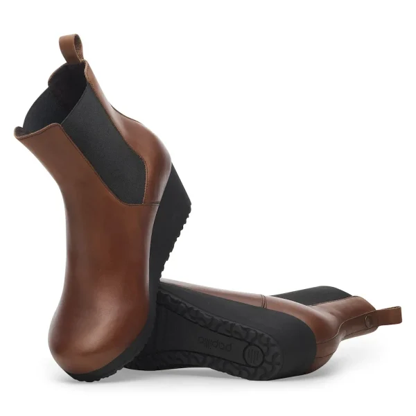 Ebba Slip On Leather Black/Cognac - Image 4