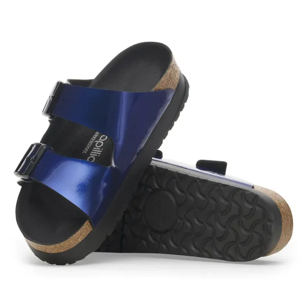 Arizona Flex Platform Birko-Flor Patent Steel Dark Blue - Image 4
