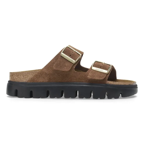 Arizona Chunky Suede Leather Dark Tea/ Black - Image 7