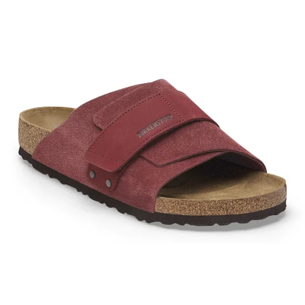 Kyoto Nubuck-Suede Leather Zinfandel