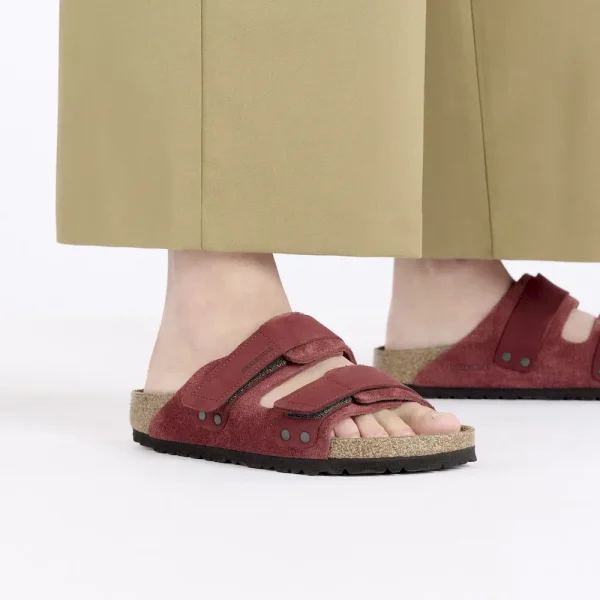 Uji Nubuck-Suede Leather Zinfandel - Image 3