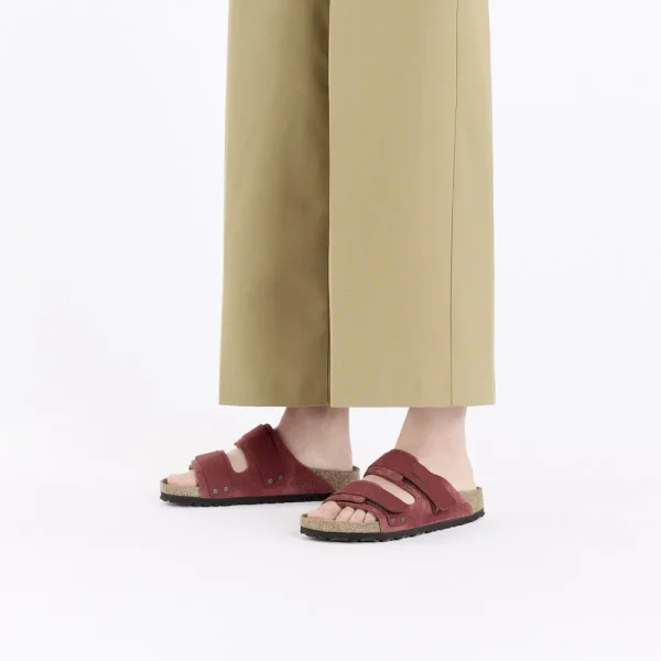 Uji Nubuck-Suede Leather Zinfandel - Image 2