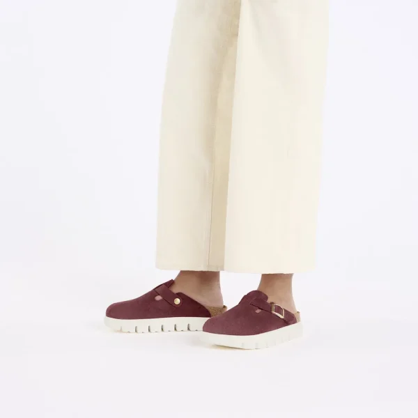 Boston Chunky Suede Leather Berry Crush - Image 2