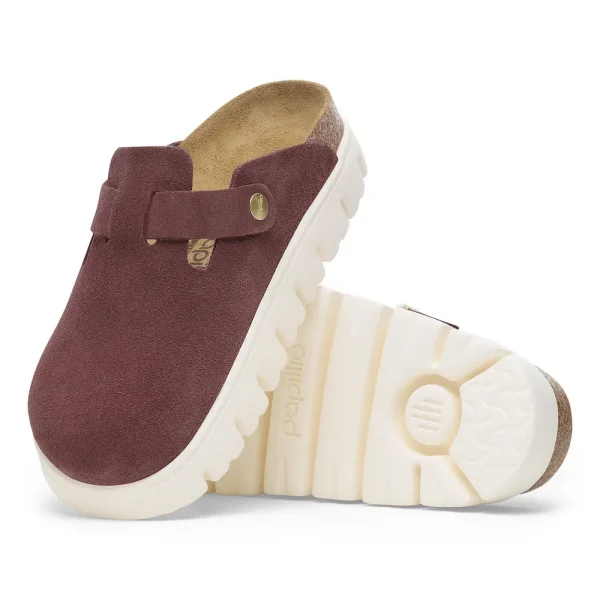 Boston Chunky Suede Leather Berry Crush - Image 4