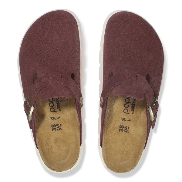 Boston Chunky Suede Leather Berry Crush - Image 5