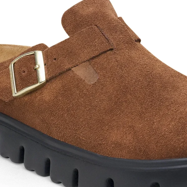 Boston Chunky Suede Leather Dark Tea/ Black - Image 8