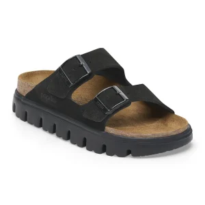 Arizona Chunky Suede Leather Black/Black