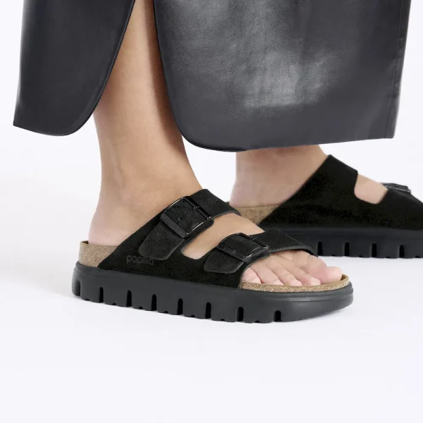 Arizona Chunky Suede Leather Black/Black - Image 3