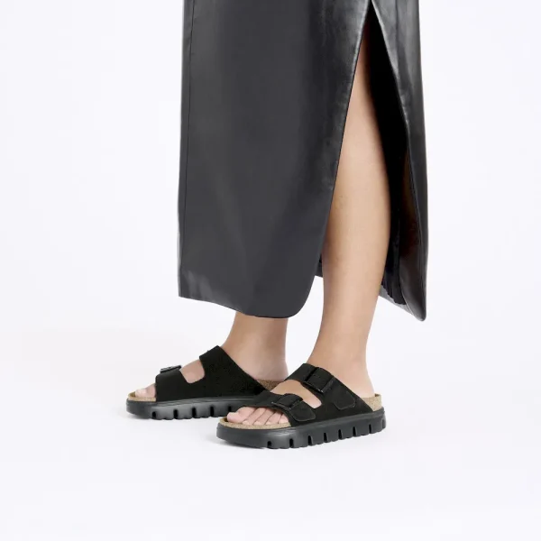 Arizona Chunky Suede Leather Black/Black - Image 2