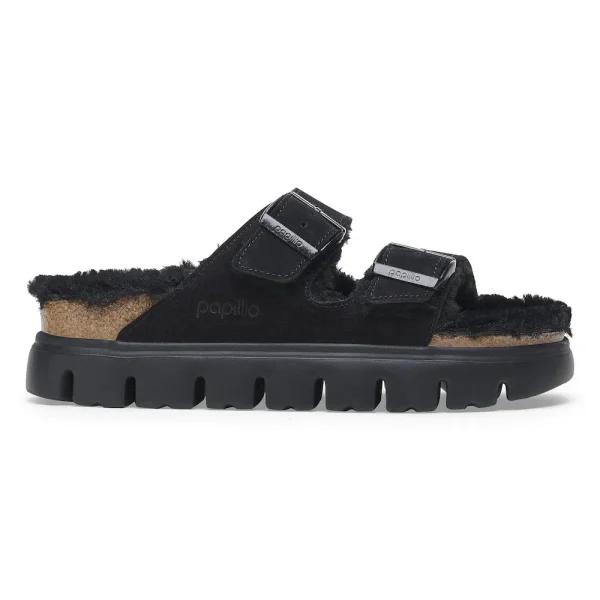 Arizona Chunky Shearling Suede Leather-Shearling Black - Image 7