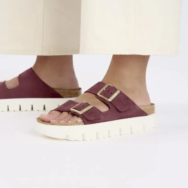 Arizona Chunky Suede Leather Berry Crush - Image 3
