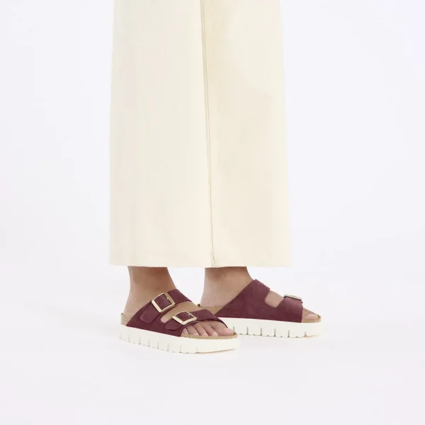 Arizona Chunky Suede Leather Berry Crush - Image 2