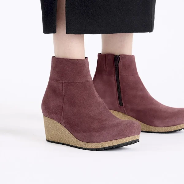 Ebba Suede Leather Berry Crush - Image 3