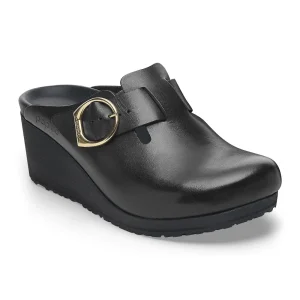 Fanny Ring-Buckle Leather Black/Black